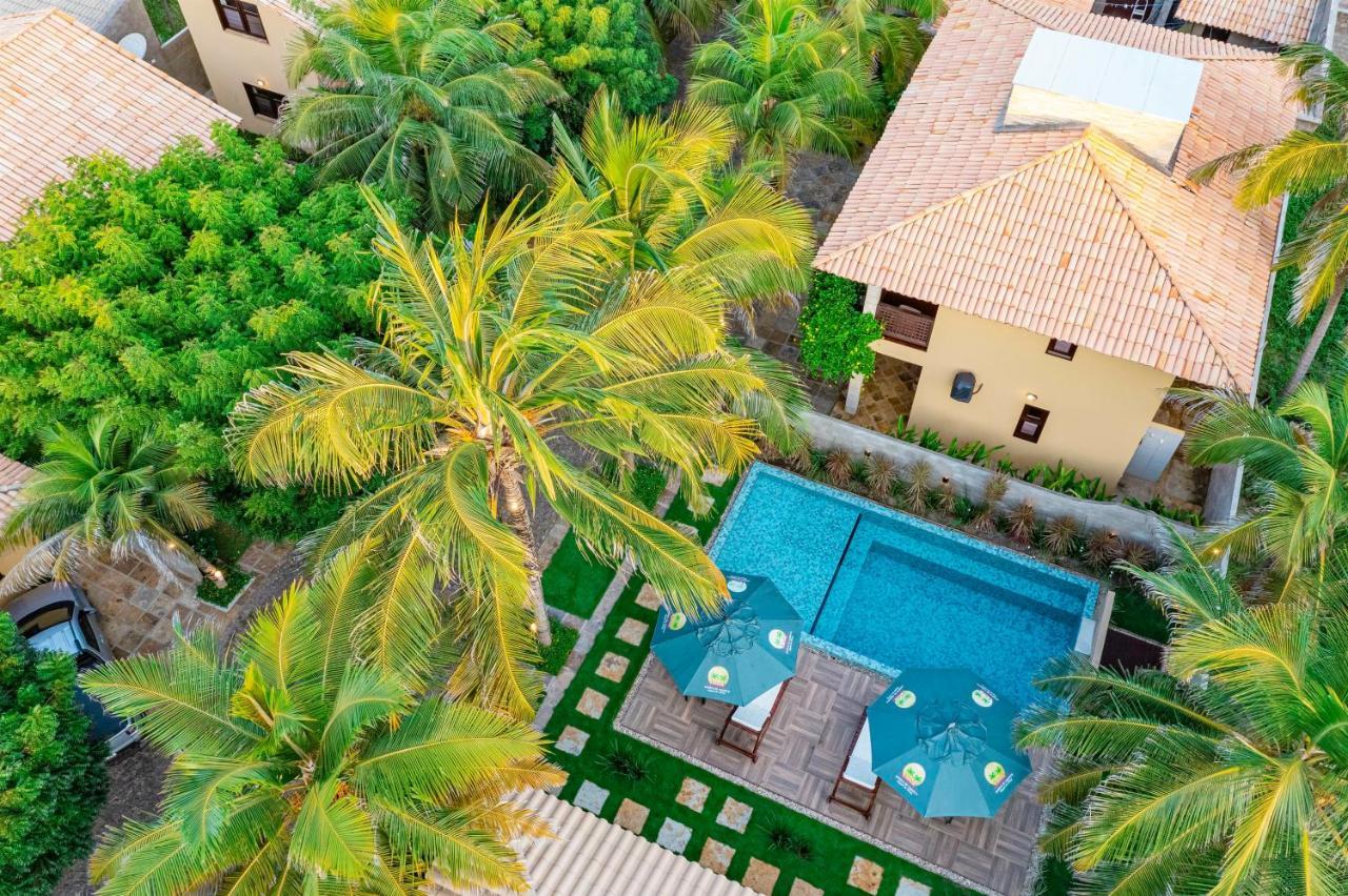 Sombra Do Coqueiro Villas - 150M Da Praia Luis Correia Esterno foto